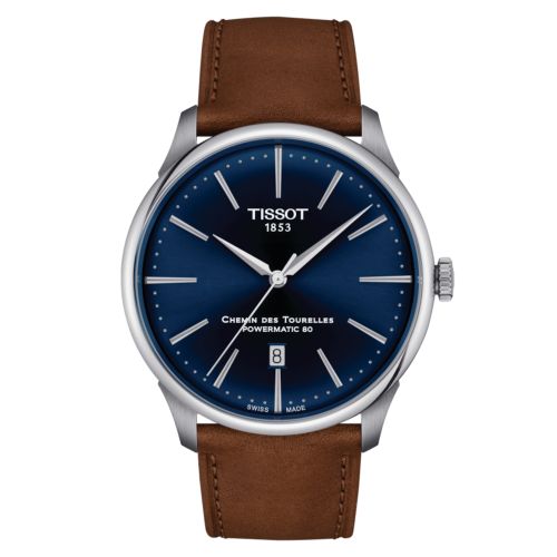 Tissot Chemin Des Tourelles Powermatic 80 42 Stainless Steel / Blue